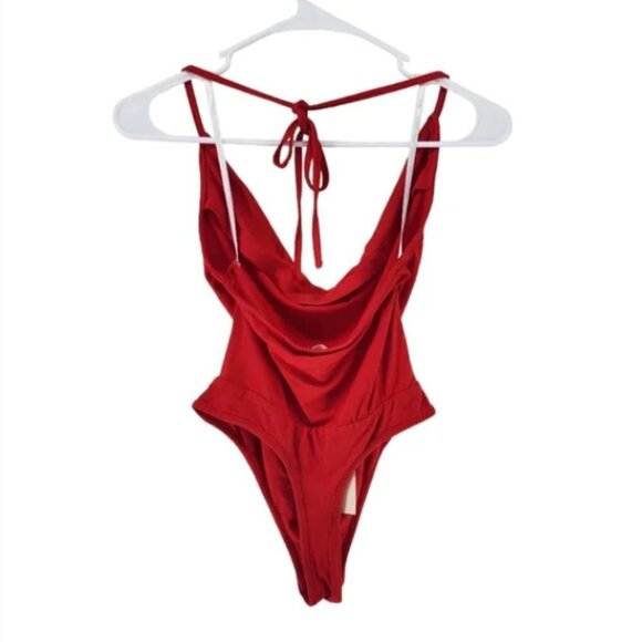 Superdown Women's Nia Drape Front Bodysuit - XS - Picture 5 of 7